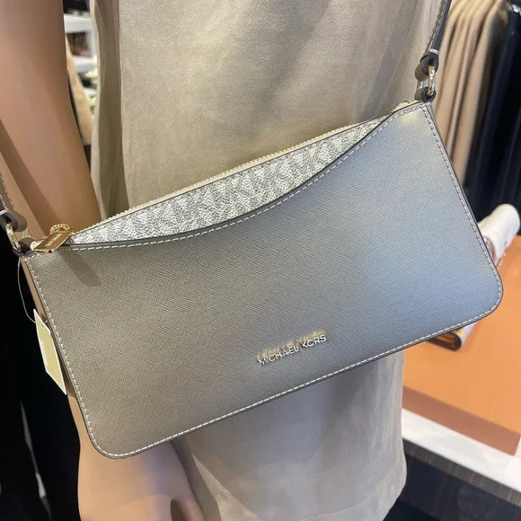 MICHAEL KORS Arden Medium Metallic Crossbody Bag
Pale Gold 
NWT - Picture 8 of 16